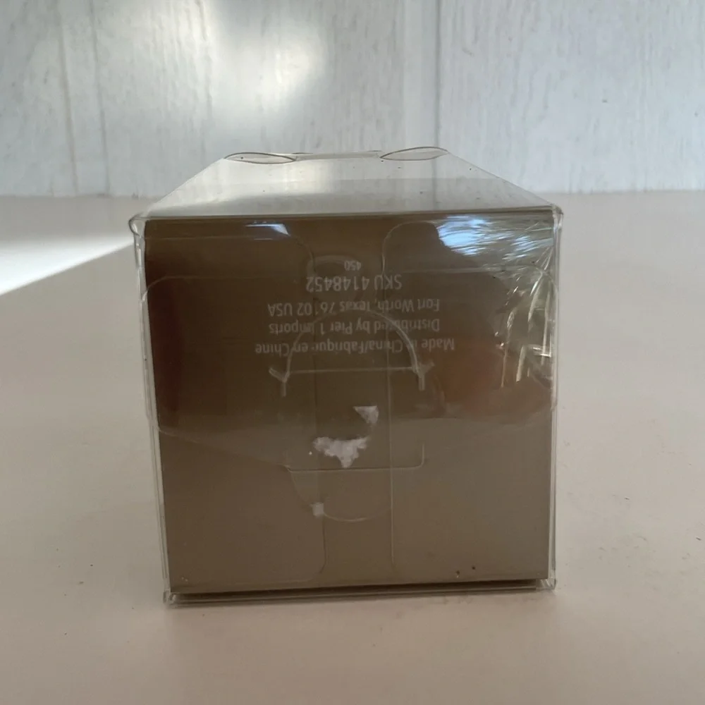 Pier 1 Snow Globe Bottle Stopper NWT